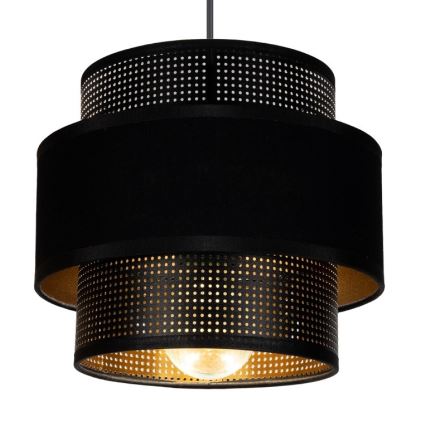 Chandelier on a string NESS 2xE27/60W/230V black