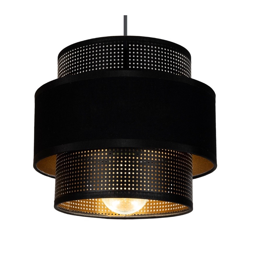 Chandelier on a string NESS 2xE27/60W/230V black