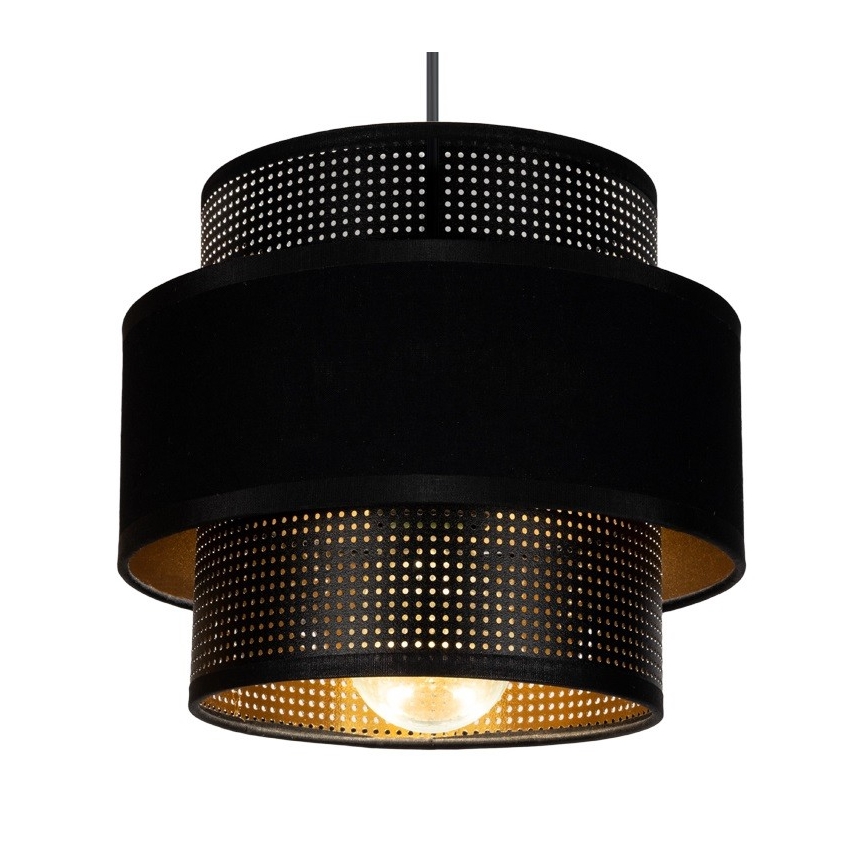 Chandelier on a string NESS 2xE27/60W/230V spider black