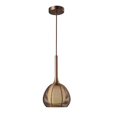 Chandelier on a string NEST 1xE14/6W/230V copper