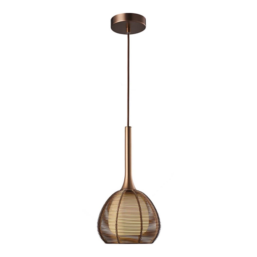 Chandelier on a string NEST 1xE14/6W/230V copper