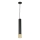 Chandelier on a string NEST 1xGU10/8W/230V black/golden