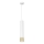 Chandelier on a string NEST 1xGU10/8W/230V white/golden
