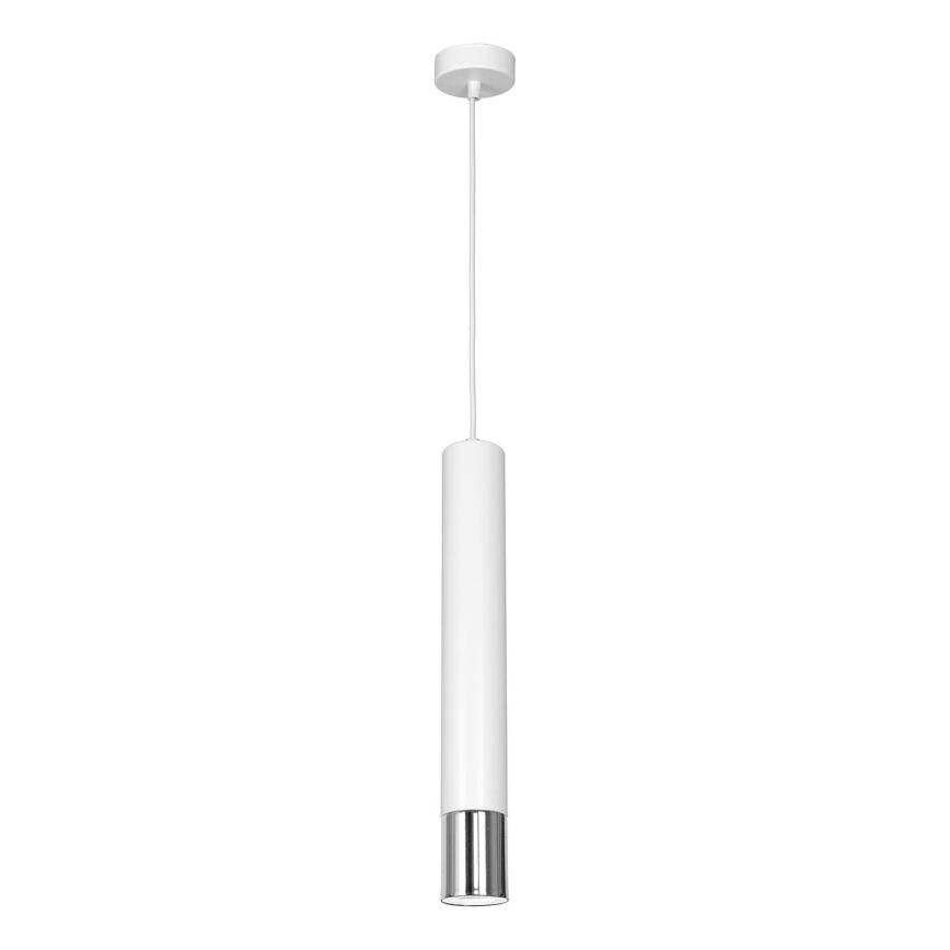 Chandelier on a string NEST 1xGU10/8W/230V white/shiny chrome