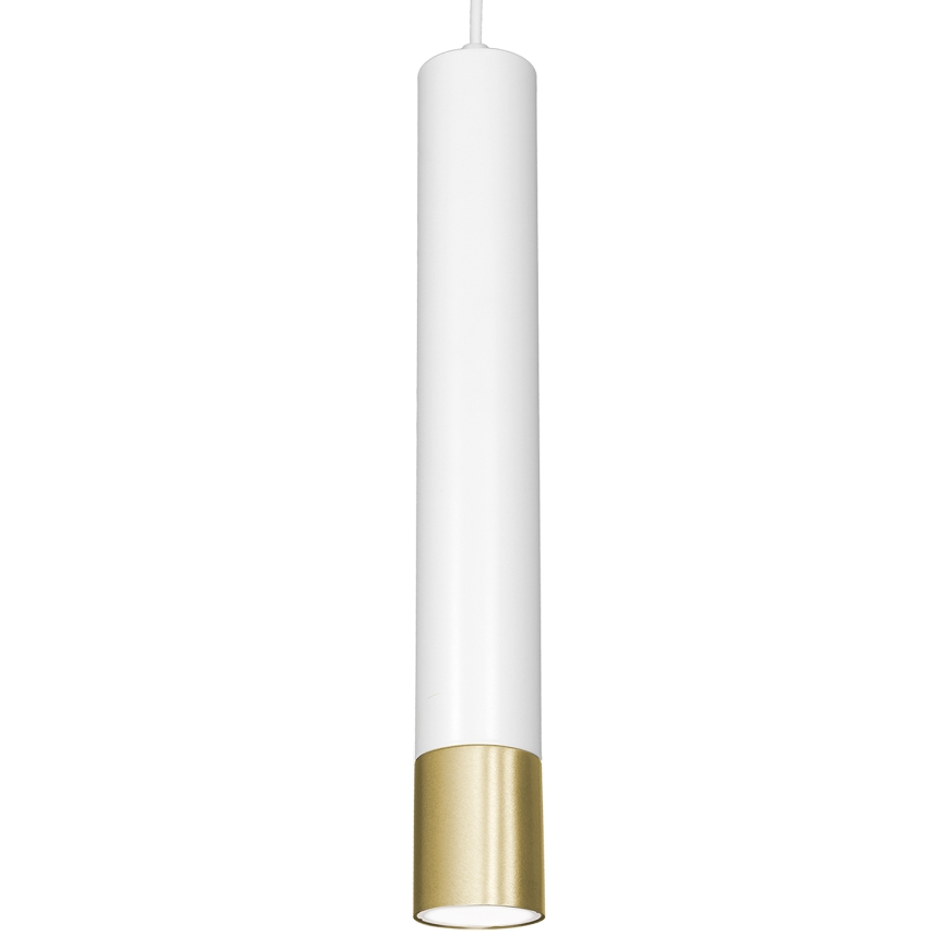 Chandelier on a string NEST 3xGU10/8W/230V white/golden