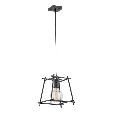 Chandelier on a string NETI 1xE27/15W/230V black