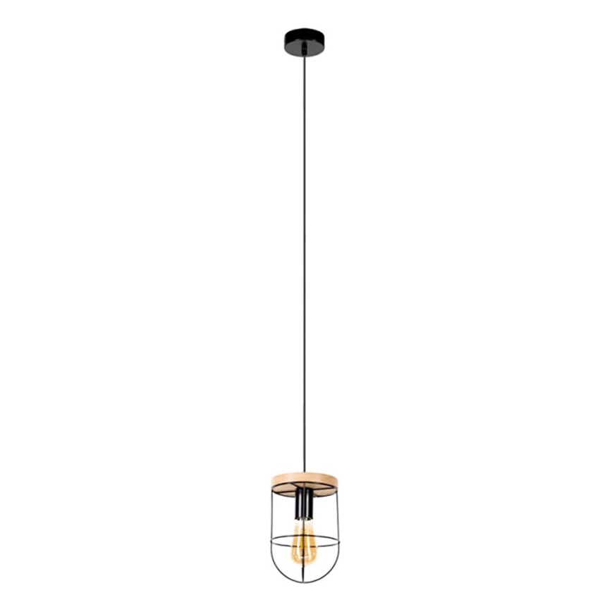 Chandelier on a string NETUNO 1xE27/60W/230V oak