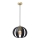 Chandelier on a string NEWTON 1xE27/15W/230V black/gold