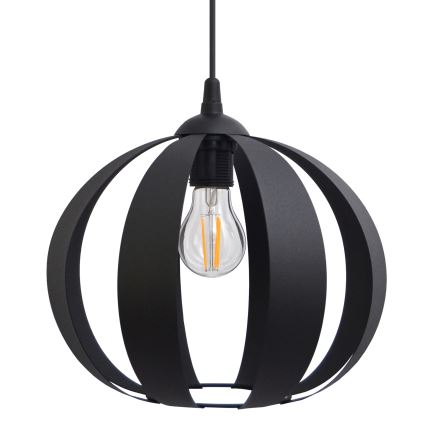 Chandelier on a string NEWTON 1xE27/15W/230V black