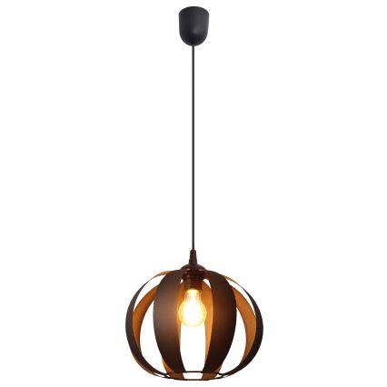 Chandelier on a string NEWTON 1xE27/15W/230V black