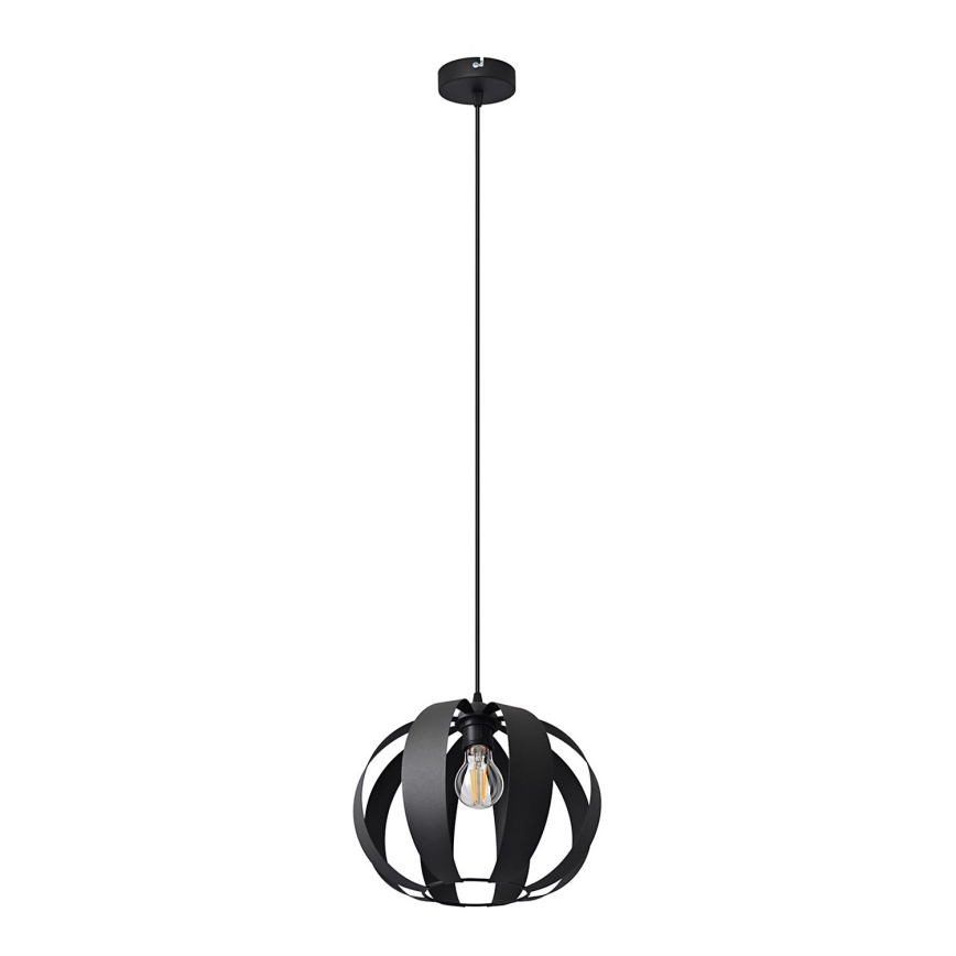 Chandelier on a string NEWTON 1xE27/15W/230V black