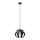 Chandelier on a string NEWTON 1xE27/15W/230V black