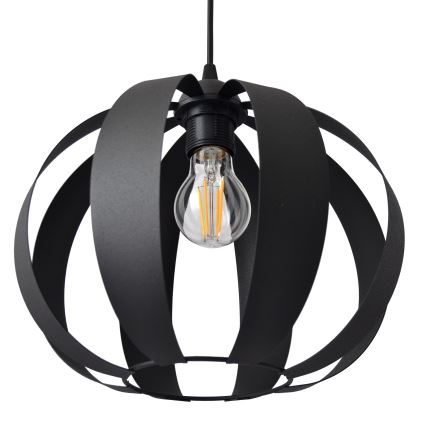 Chandelier on a string NEWTON 1xE27/15W/230V black