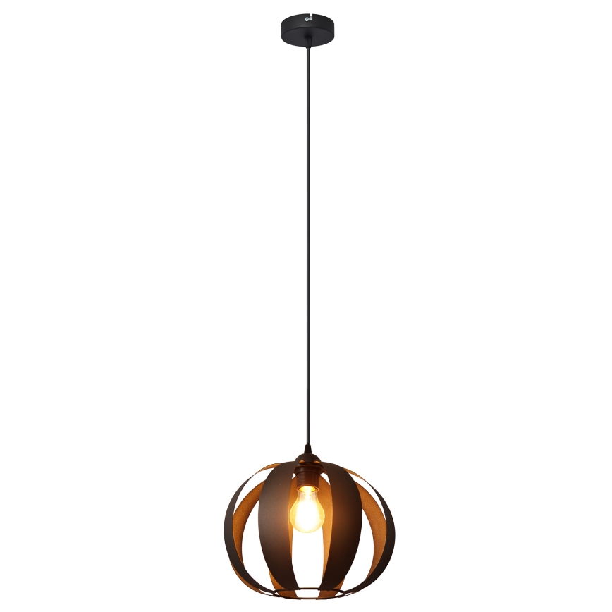 Chandelier on a string NEWTON 1xE27/15W/230V black