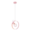 Chandelier on a string NEXO 1xE27/40W/230V pink