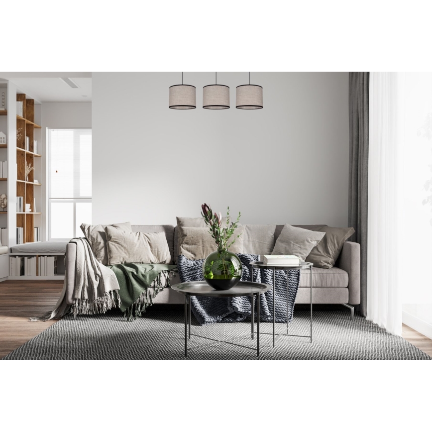 Chandelier on a string NEXO 3xE27/60W/230V