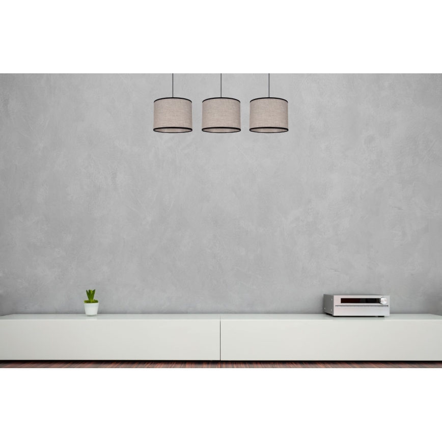 Chandelier on a string NEXO 3xE27/60W/230V
