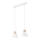 Chandelier on a string NICO 2xE27/60W/230V white/beech