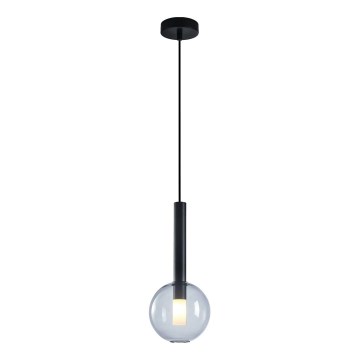 Chandelier on a string NIKO 1xG9/9W/230V d. 15 cm black