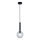 Chandelier on a string NIKO 1xG9/9W/230V d. 15 cm black