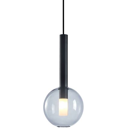 Chandelier on a string NIKO 1xG9/9W/230V d. 15 cm black