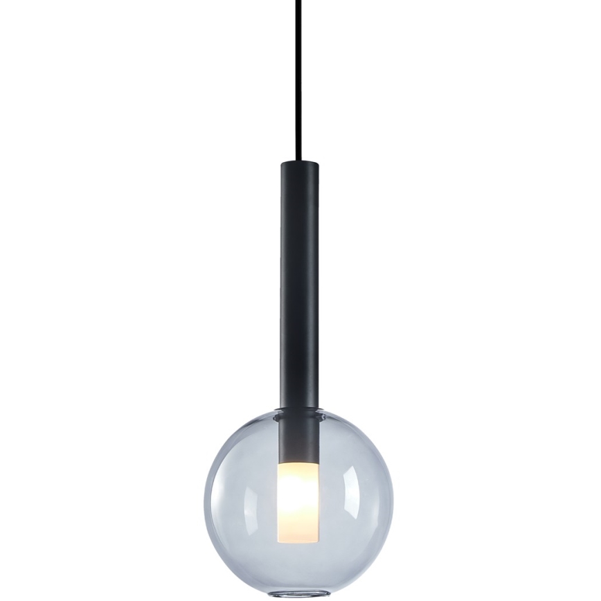 Chandelier on a string NIKO 1xG9/9W/230V d. 15 cm black