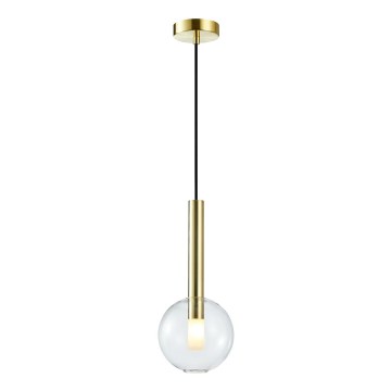 Chandelier on a string NIKO 1xG9/9W/230V d. 15 cm gold