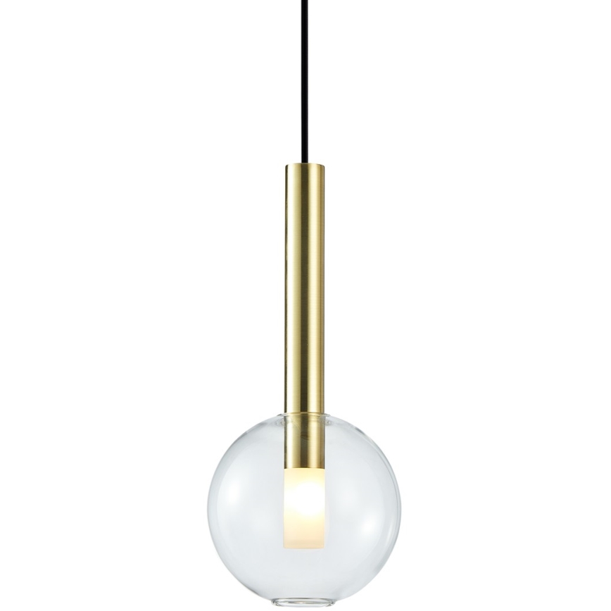 Chandelier on a string NIKO 1xG9/9W/230V d. 15 cm gold