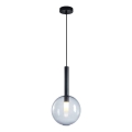 Chandelier on a string NIKO 1xG9/9W/230V d. 20 cm black