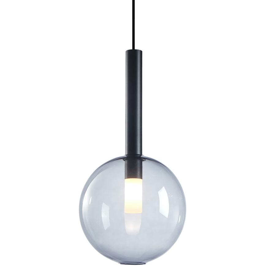 Chandelier on a string NIKO 1xG9/9W/230V d. 20 cm black