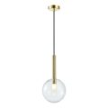 Chandelier on a string NIKO 1xG9/9W/230V d. 20 cm gold