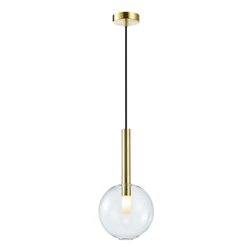 Chandelier on a string NIKO 1xG9/9W/230V d. 20 cm gold