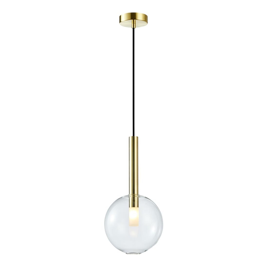 Chandelier on a string NIKO 1xG9/9W/230V d. 20 cm gold