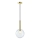 Chandelier on a string NIKO 1xG9/9W/230V d. 20 cm gold