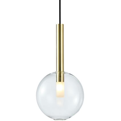 Chandelier on a string NIKO 1xG9/9W/230V d. 20 cm gold