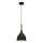 Chandelier on a string NOAK 1xE27/15W/230V black/gold