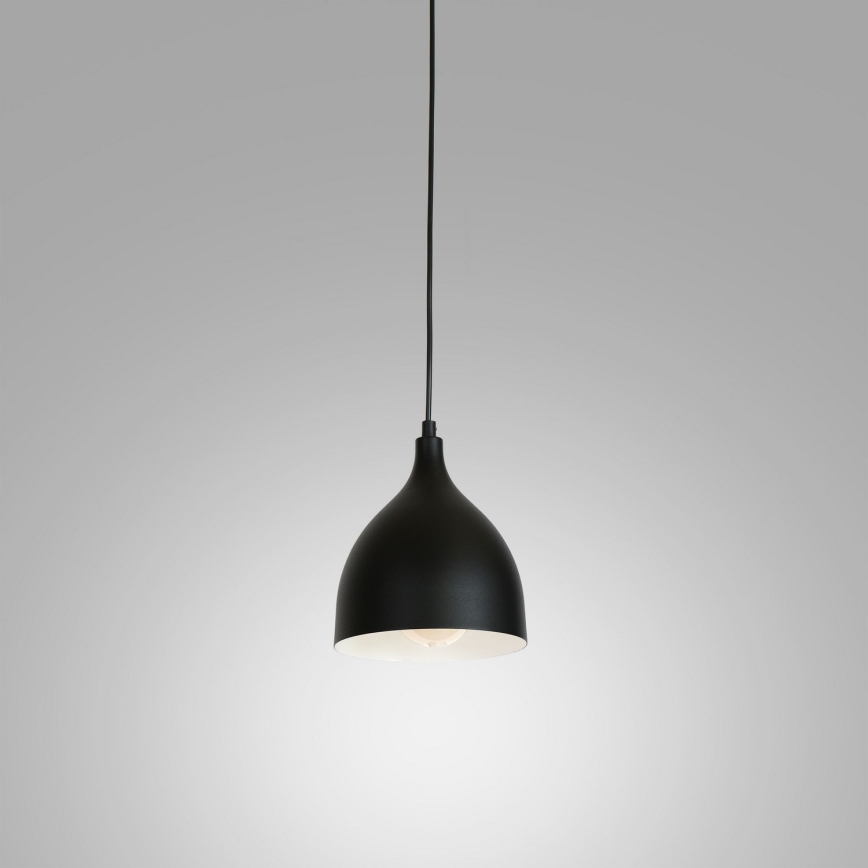 Chandelier on a string NOAK 1xE27/15W/230V black
