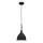 Chandelier on a string NOAK 1xE27/15W/230V black/shiny chrome