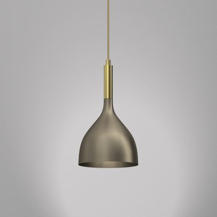 Chandelier on a string NOAK 1xE27/15W/230V brass/gold