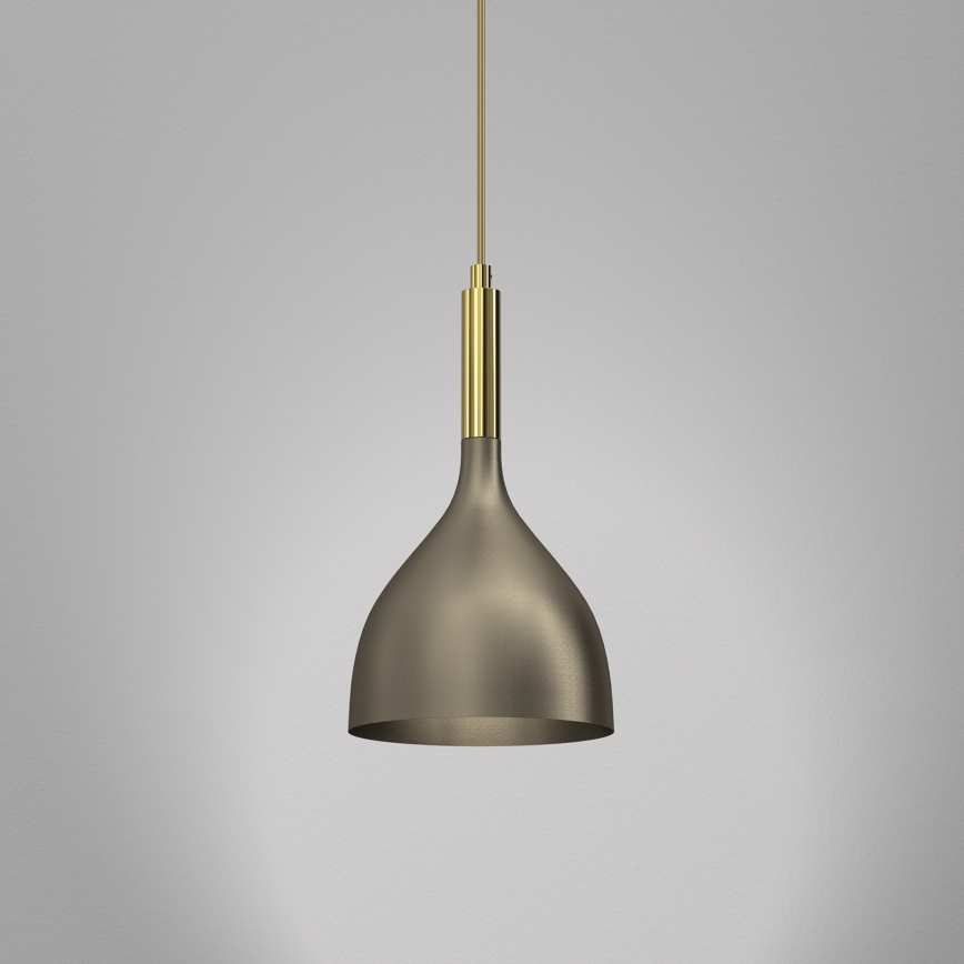 Chandelier on a string NOAK 1xE27/15W/230V brass/gold