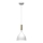 Chandelier on a string NOAK 1xE27/15W/230V white/gold