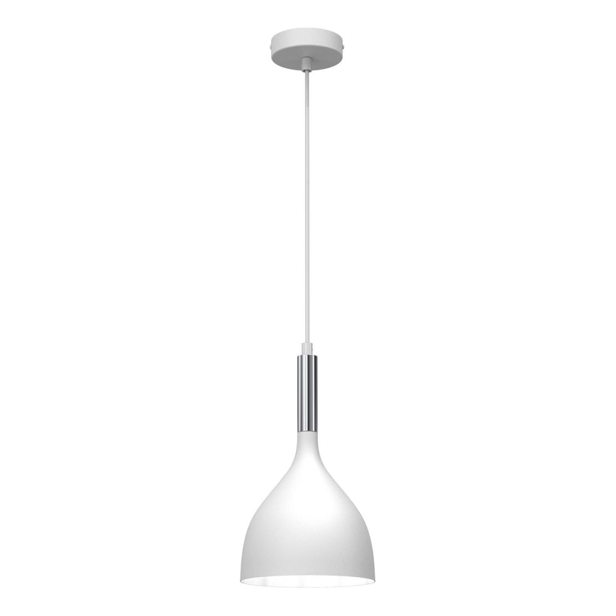 Chandelier on a string NOAK 1xE27/15W/230V white/shiny chrome