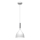 Chandelier on a string NOAK 1xE27/15W/230V white/shiny chrome