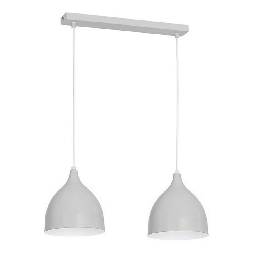 Chandelier on a string NOAK 2xE27/15W/230V grey