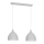Chandelier on a string NOAK 2xE27/15W/230V grey