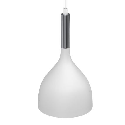 Chandelier on a string NOAK 2xE27/15W/230V white/shiny chrome