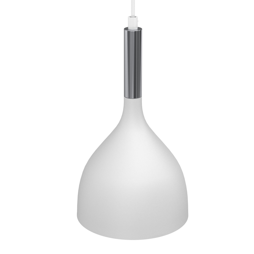 Chandelier on a string NOAK 2xE27/15W/230V white/shiny chrome