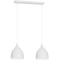 Chandelier on a string NOAK 2xE27/15W/230V white