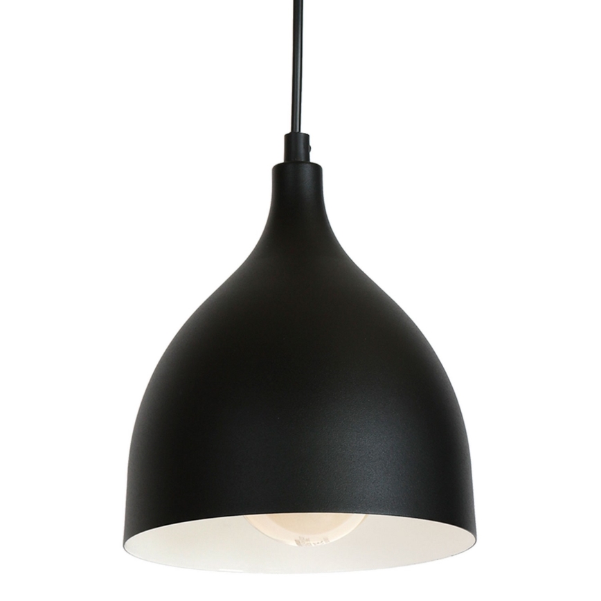 Chandelier on a string NOAK 3xE27/15W/230V black