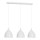 Chandelier on a string NOAK 3xE27/15W/230V white